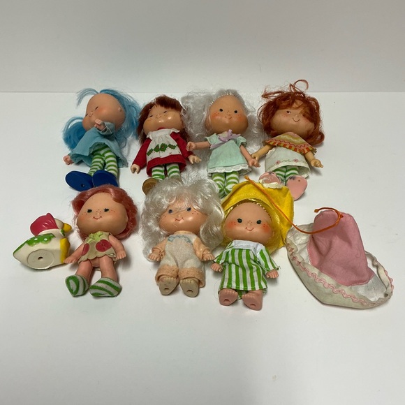 Vintage Strawberry Shortcake TLC Doll Lot- Cafe Ole, Apricot, Angel Cake & More - Picture 14 of 16